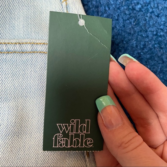 NWT Wild Fable Women's High-Rise Denim Mini Skirt - Picture 5 of 6